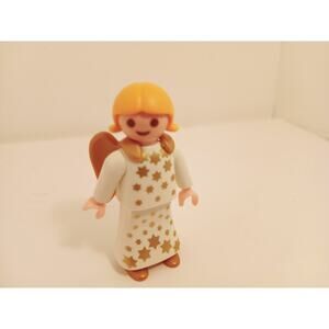 PLAYMOBIL Christmas Nativity Angel Gold Wings Imaginative Play